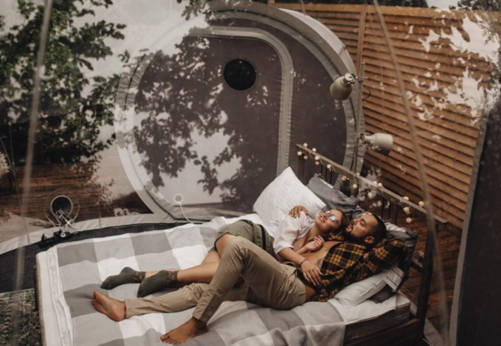 inflatable clear bubble camping tent